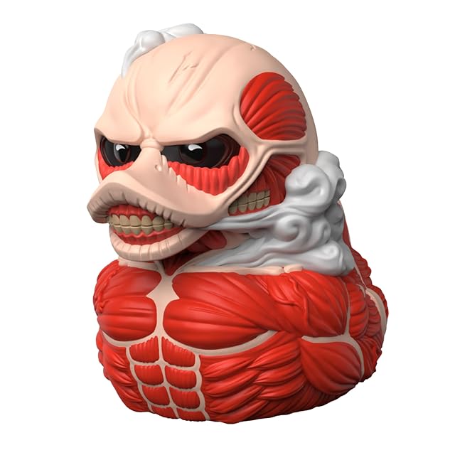 TUBBZ XL: Attack on Titan - Colossal Titan Figura Gigante Coleccionable de Pato de Goma Disfrazado