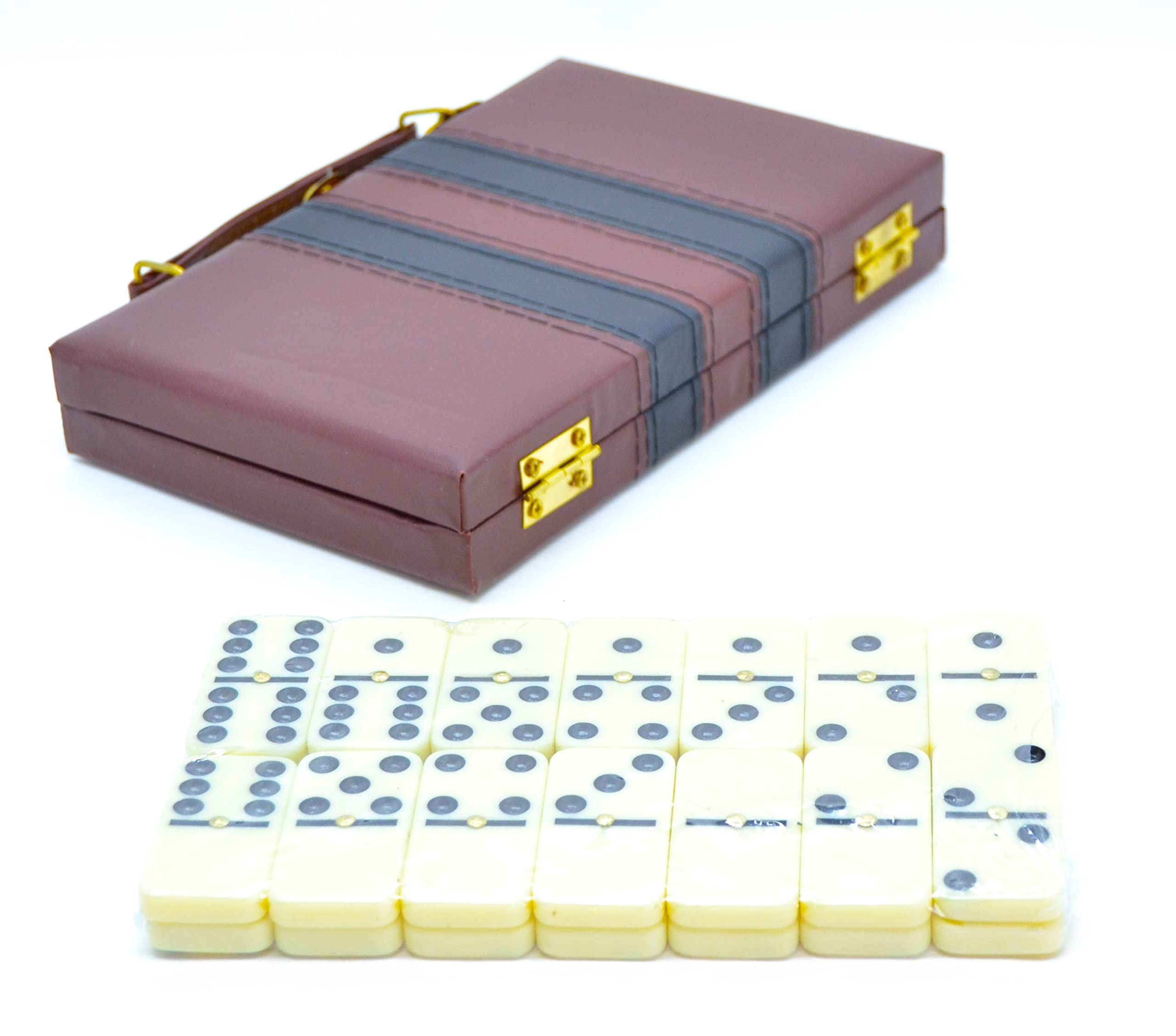 domino poker 28 Pezzi Doppio 6 Punti. domino per Adulti 19x12x3cm