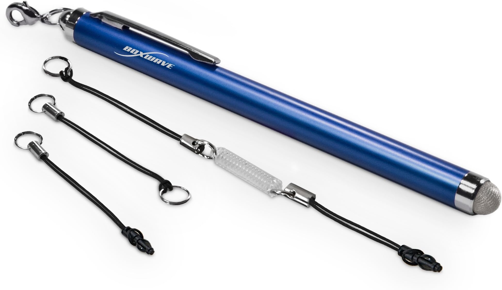BoxWave EverTouch Capacitive Samsung Galaxy Beam Stylus - (Newest Technology) Touchscreen Stylus with Ultra Durable FiberMesh Woven Fabric Tip for Ultra Responsive, Smoother Glide, and Increased Accuracy (Lunar Blue)