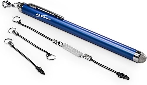 BoxWave Lápiz óptico compatible con Kindle Fire (1ª generación 2011), lápiz capacitivo EverTouch, punta de fibra, color azul lunar