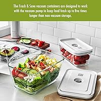 Vista 6 de ZWILLING Fresh & Save - Recipiente de vidrio para almacenamiento de alimentos de 3 piezas, recipiente de preparación de comidas, varios tamaños