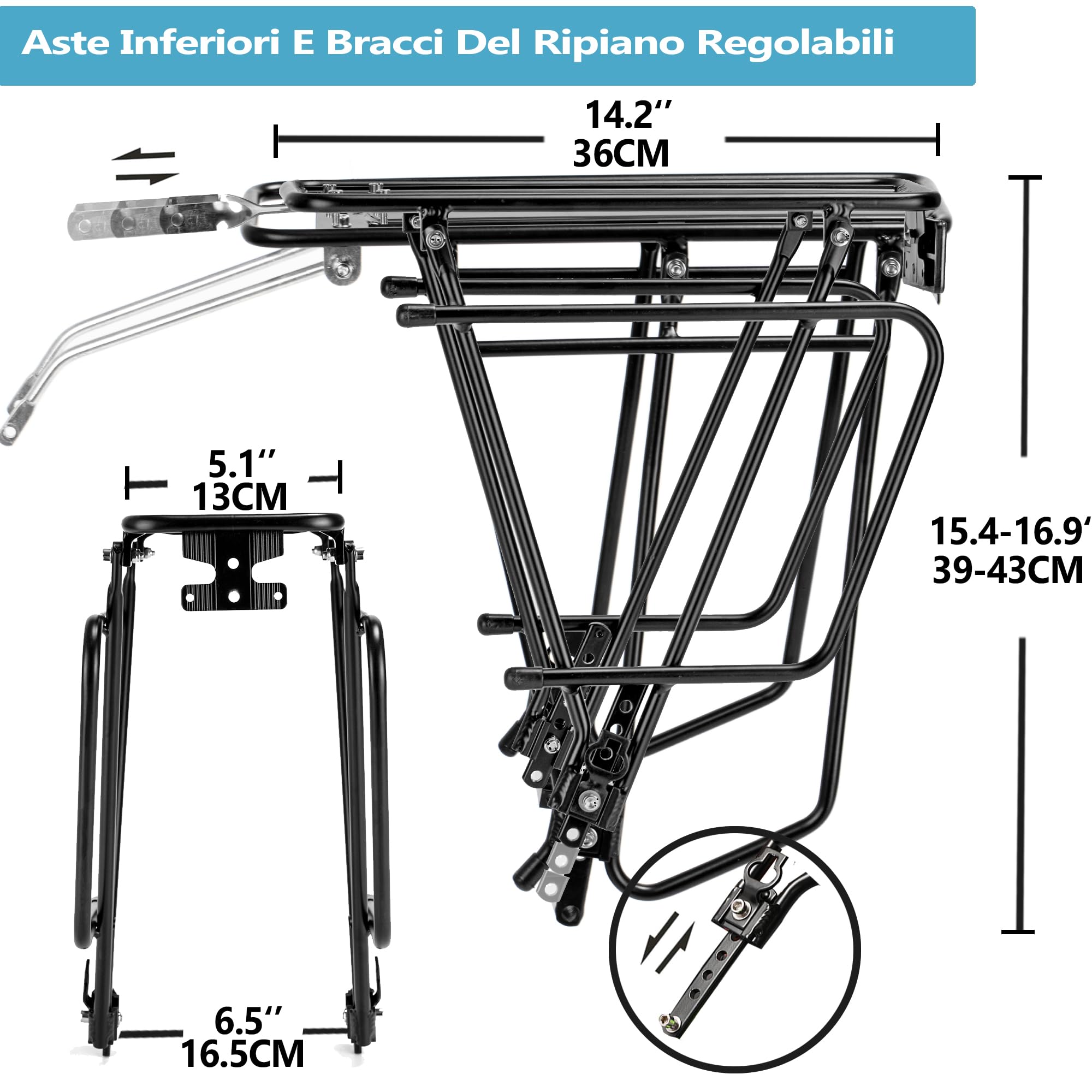 Portabici posteriore BCR0304FT