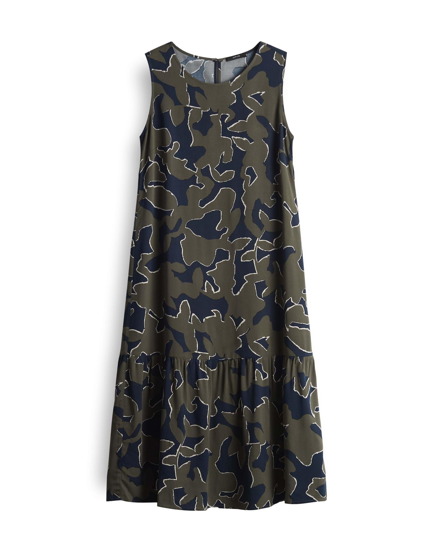 OPUS Damen Midikleid | Trägerkleid WICY Wildflower mit abstraktem Print