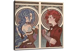 Arcane League of Legends: Jinx & Vi Canvas Print