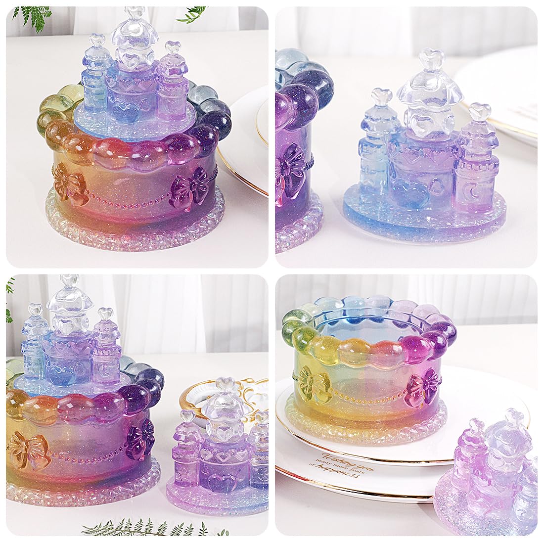 Voyyphixa Stampi per Resina Epossidica Rettangolare Stampi in Silicone per Resina Scatola di Immagazzinaggio Stampo Portaoggetti Colata Fai da Te Domino Vaso Portagioielli (Pen Holder Resin Mold