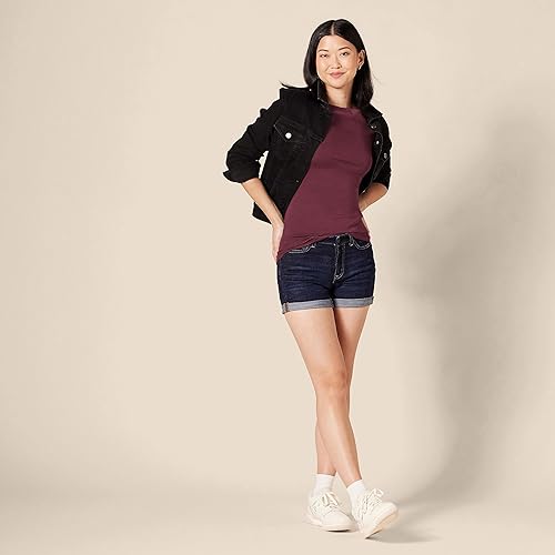 Miniatura 5 de Tienda Essentials Camiseta de manga 34 con cuello barco para mujer