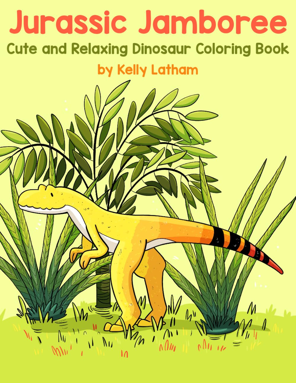 Jurassic Jamboree: Cute and Relaxing Dinosaur Coloring Book