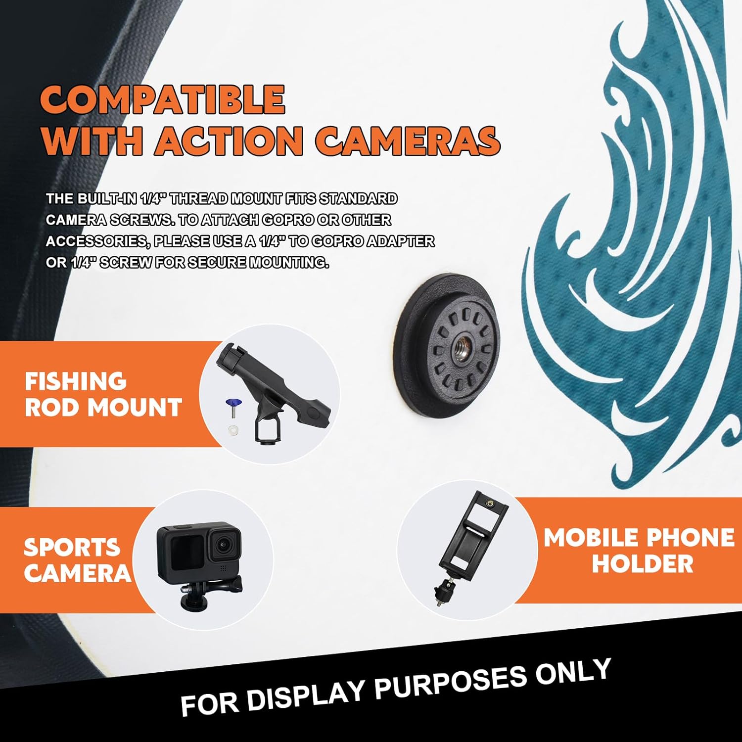 InnoExpo Inflatable Stand Up Paddle Boards with Premium Accessories, Wide Stable SUP Paddle Board Design, Non-Slip Comfort Deck for Youth & Adults - Image 3