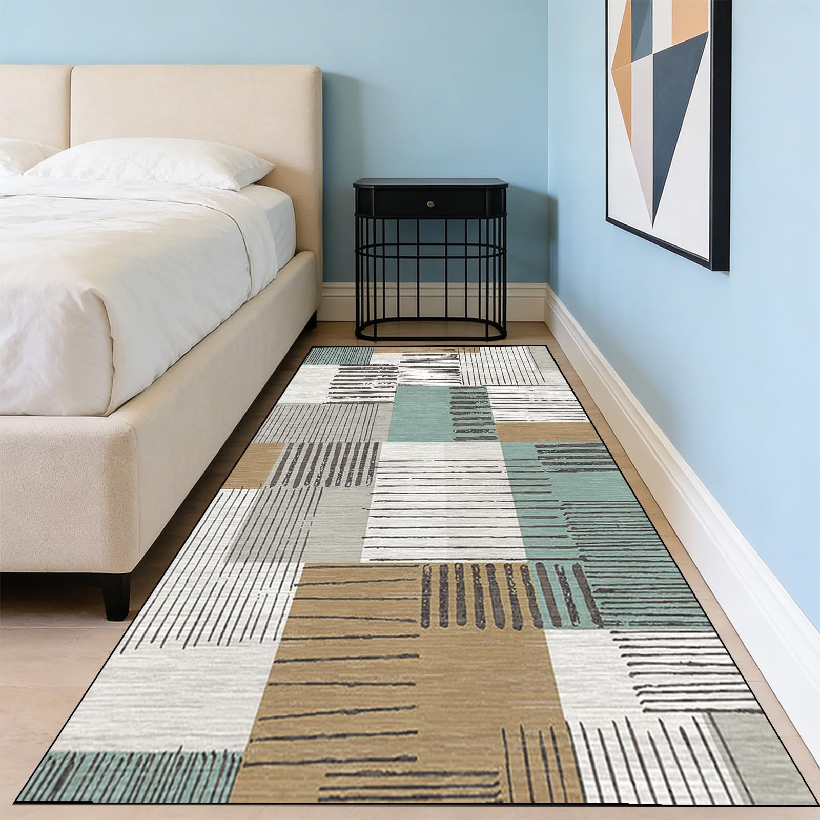 Alfombras pasillo pelo corto que no resbalan ni se manchan de 100x190 cm para tu cocina