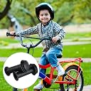 Proberos® Bike Handle Grips for Kid, Anti-Slip Porous Silicone Anti-Slip Grip Universal Children's Bicycle Grips for Scooter, Tricycle, Children's Balance Bike, Black gallery image