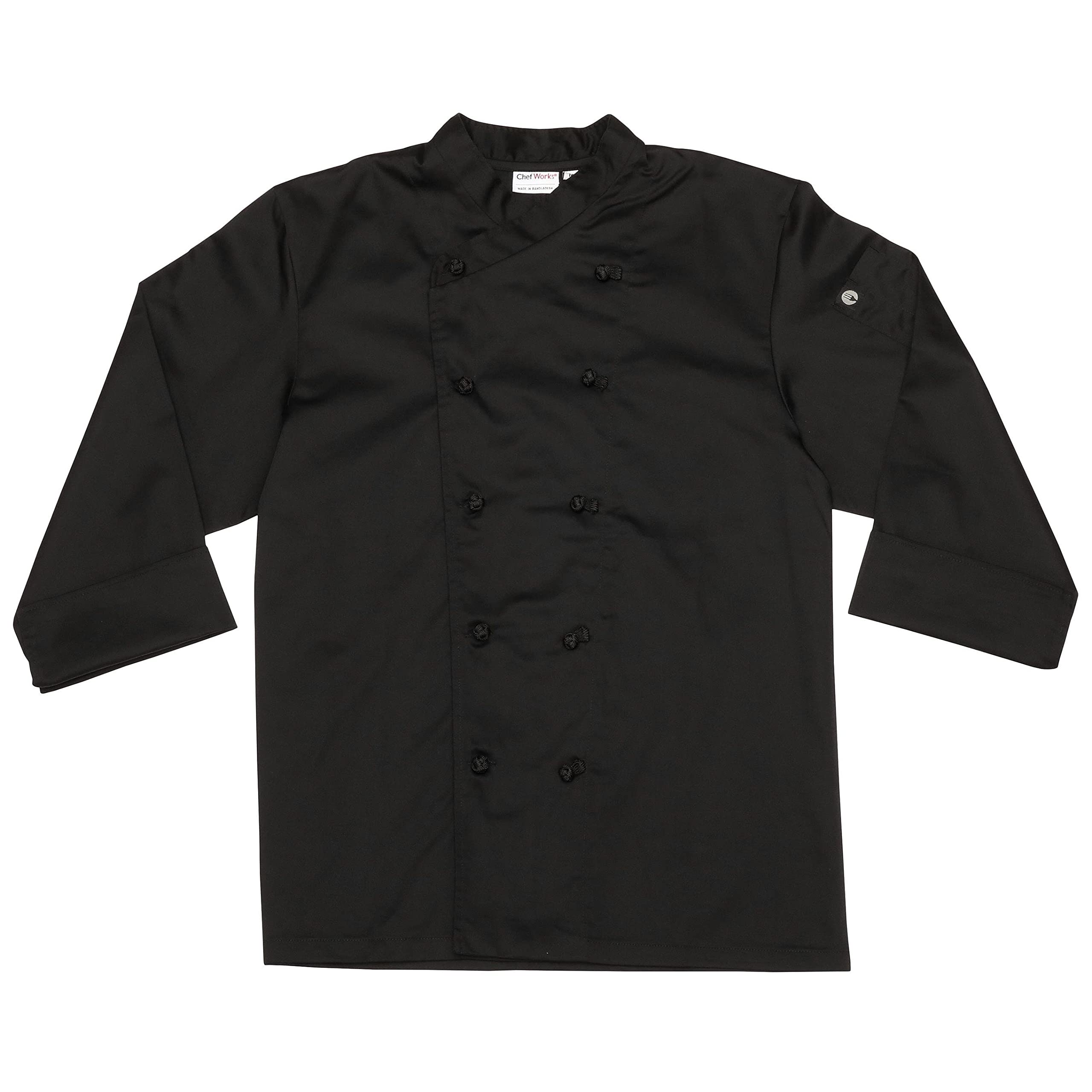Chef Works b653-s Montpellier Giacca da chef, Unisex, piccolo, colore: nero