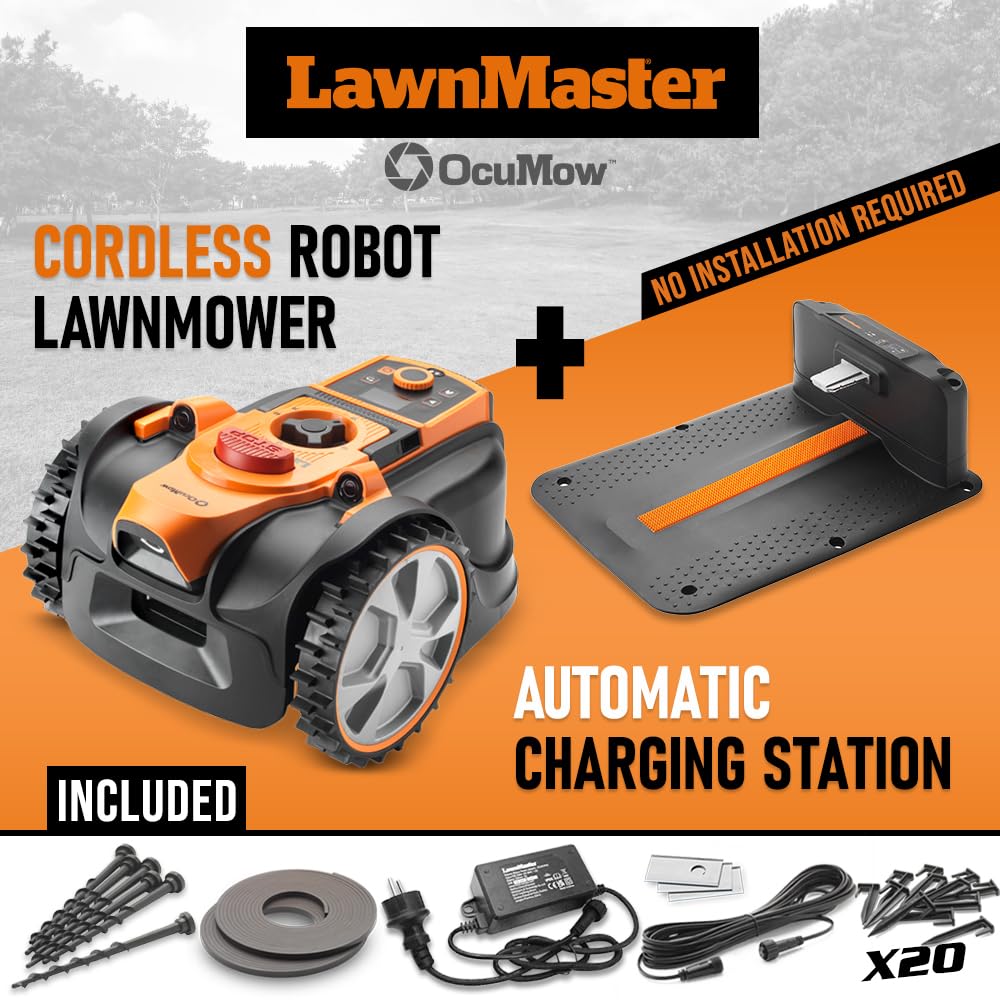 Robot Tondeuse Autonome 24V sans Fil périmétrique avec Station de Charge - Max 500m² - vue 2