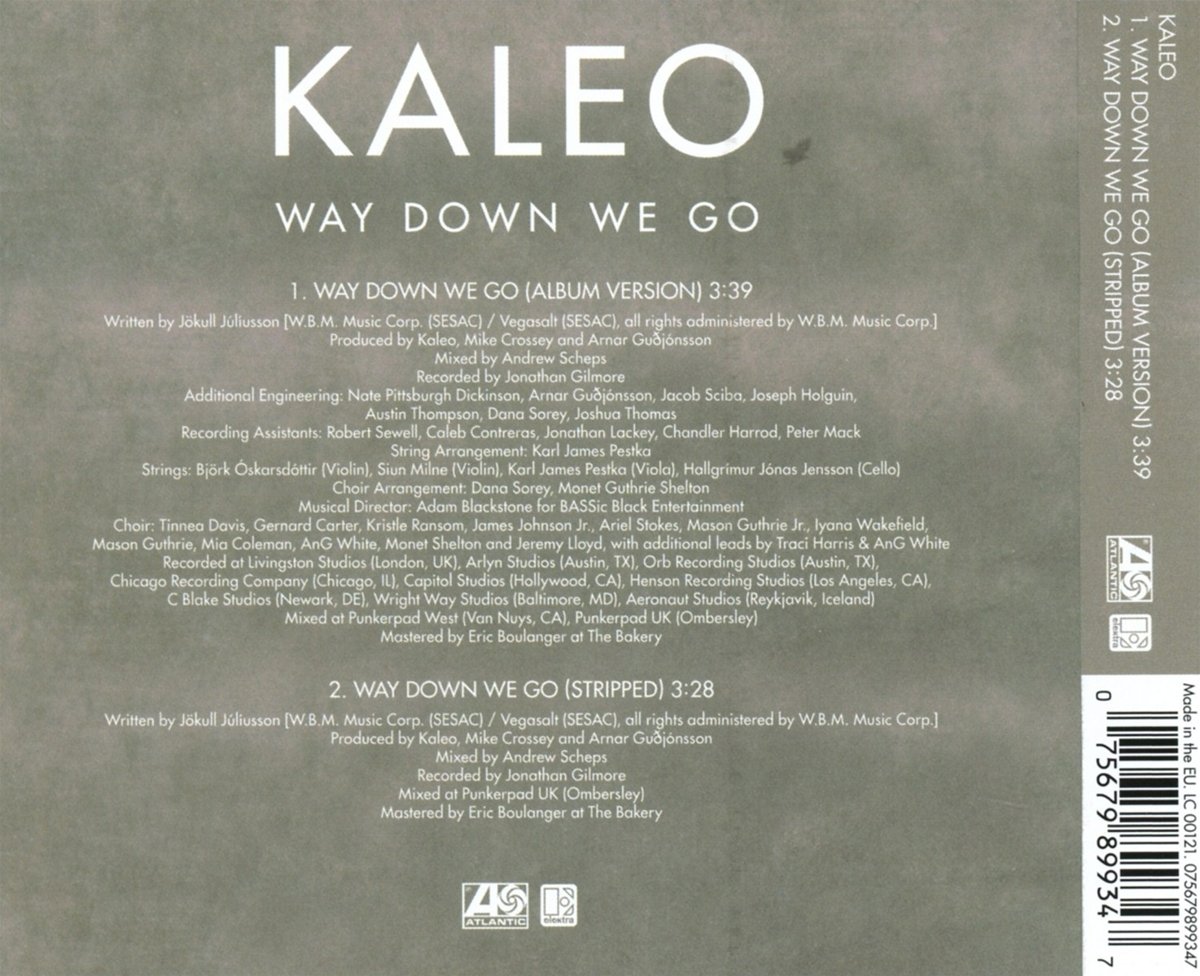 Way Down We Go