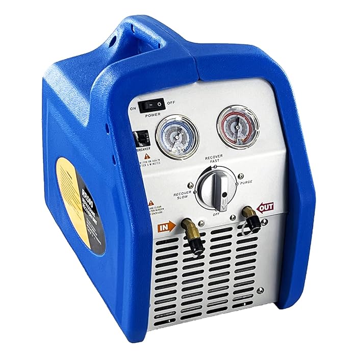 Buy 1HP Dual Cylinder Refrigerant Recovery Machine, 110V120V 60Hz