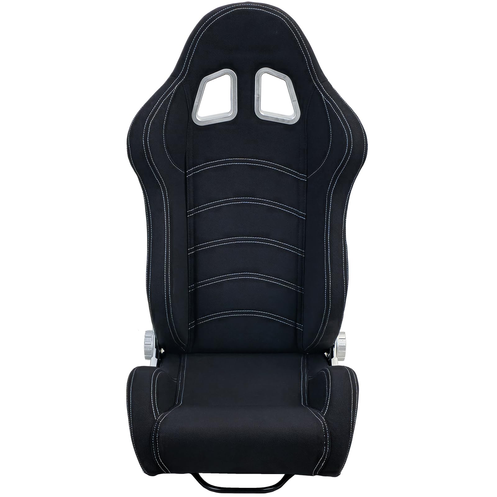 Tenzo-R Sportsitz Halbschalensitz Stoff Schwarz Grau mit 405er Laufschienen