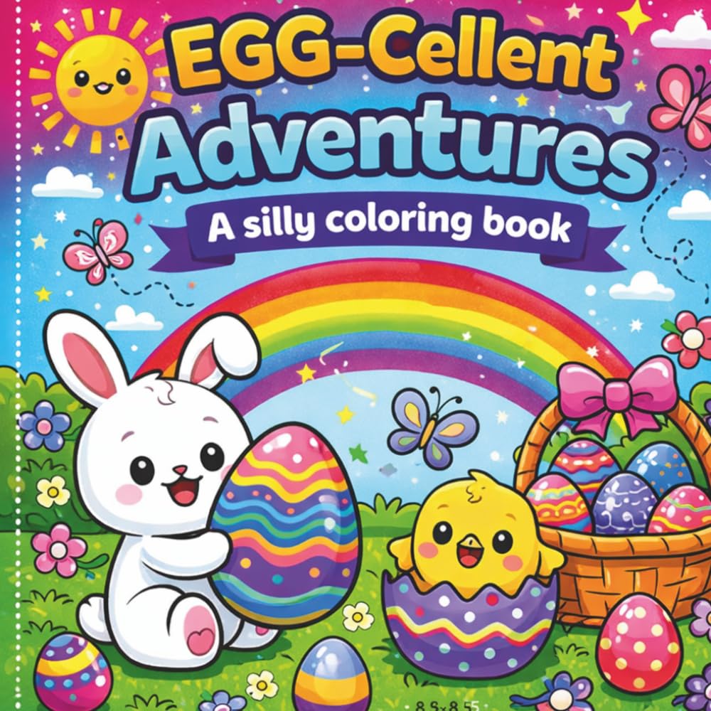 EGG-Cellent Adventures A silly coloring book