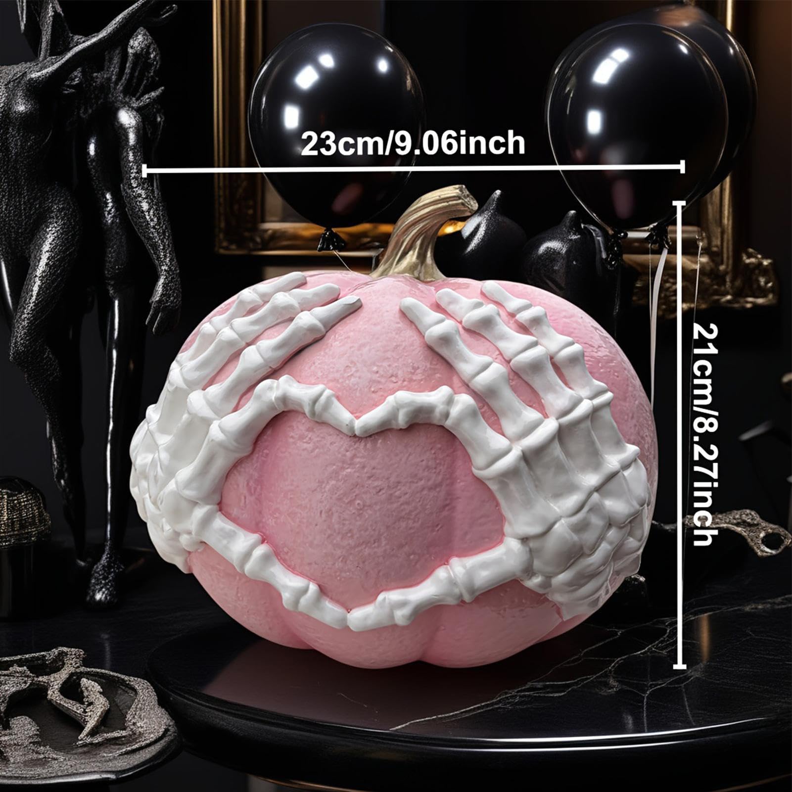 Generisch Kürbisse Zur Halloween Deko Kürbis Skelett Statue