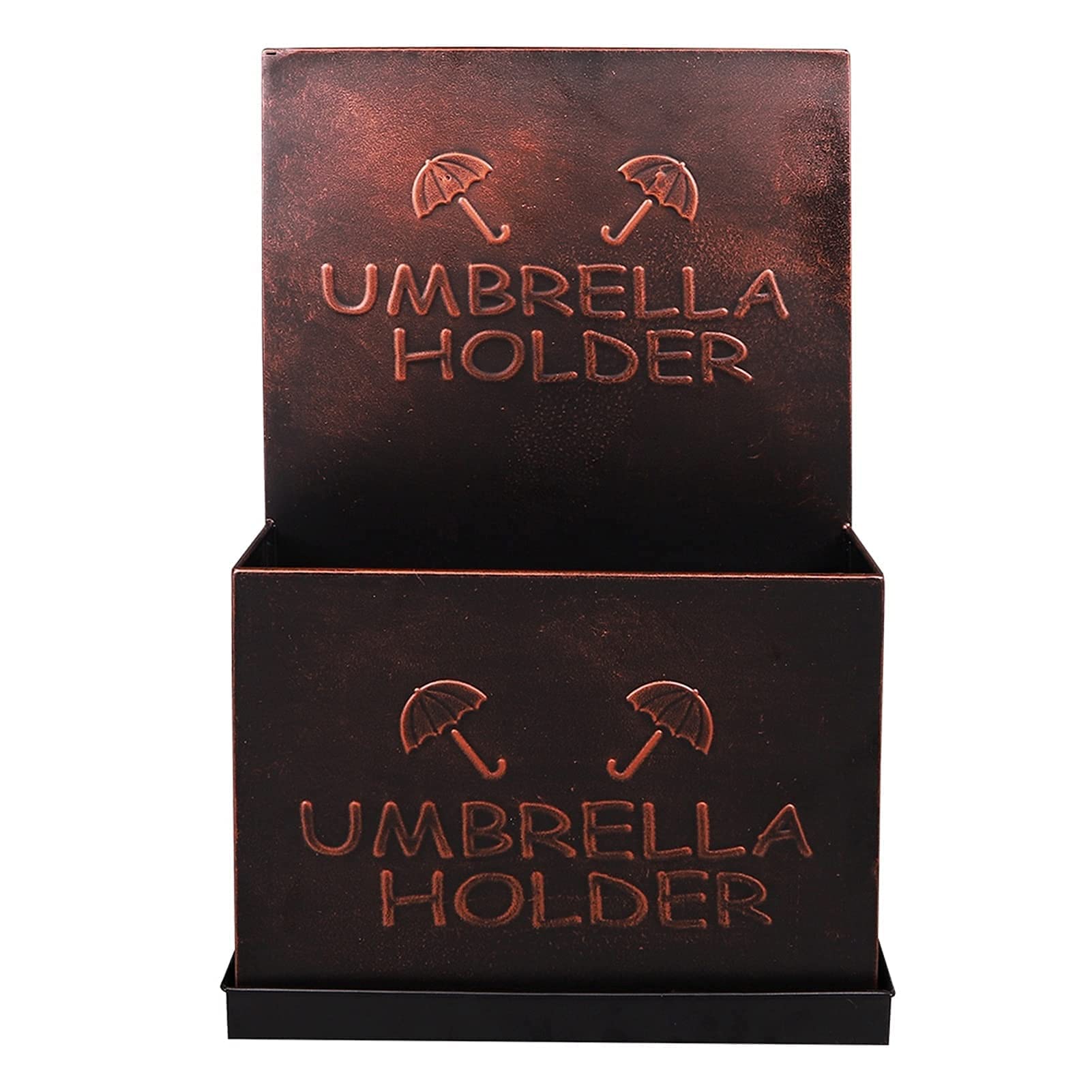 Porte-parapluies de rangement grand format bronze rectangulaire porte-parapluie 20 pièces