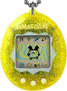 Bandai - Original Tamagotchi Color Collection Yellow - Electronic Virtual Pet with Colour Display - Interactive Toy - Yellow Tamagotchi - Toy Children from 8 Years - 46008