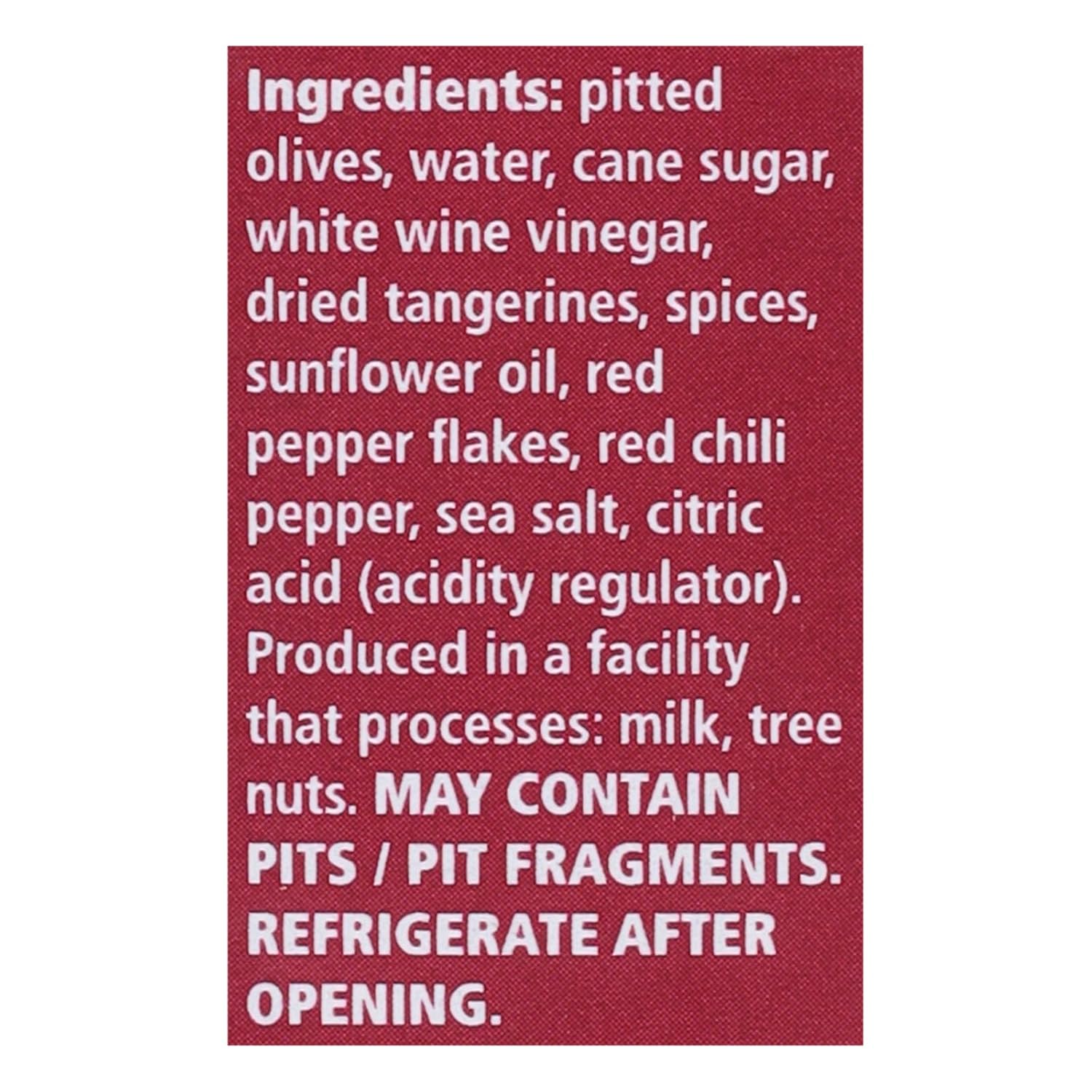 Divina Tangerine & Chili Olives, Vegan, 14.1 Ounces (Pack Of 6)