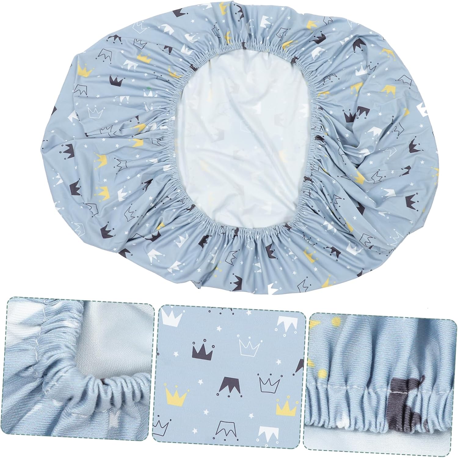 Vaguelly Bassinet Mattress Pad Cover Breathable Fitted for Newborns Easy to Wash Change for Cradles and Bassinets