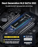 ORICO 4TB M.2 2280 SATA SSD - Belső SSD Meghajtó 500MB/s Olvasási Sebességgel - Laptop és Asztali PC Kompatibilis B+M Kulcs 2
