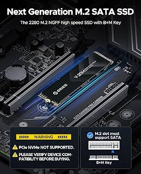 ORICO Y20M M.2 SATA SSD、4TB内蔵 SATA M.2 Amazon.com: ORICO Y20M 4TB M.2 SATA SSD and M2PVM USB 3.1 Gen 2