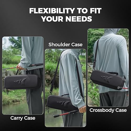 Miniatura 5 de KastKing Estuche de carrete de pesca mediano y grande, almacenamiento personalizado, diseño de divisor interno a prueba de golpes, sistema de carga