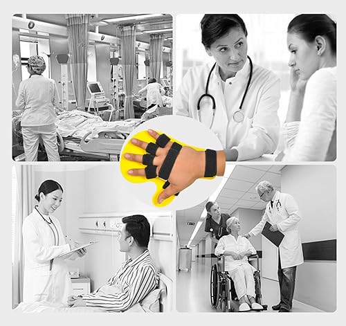 Miniatura 5 de Ortopedia para dedos, tipo extendido, diapasón, trazo de mano, férula de mano, soporte de entrenamiento para rehabilitación asistida para dedos para