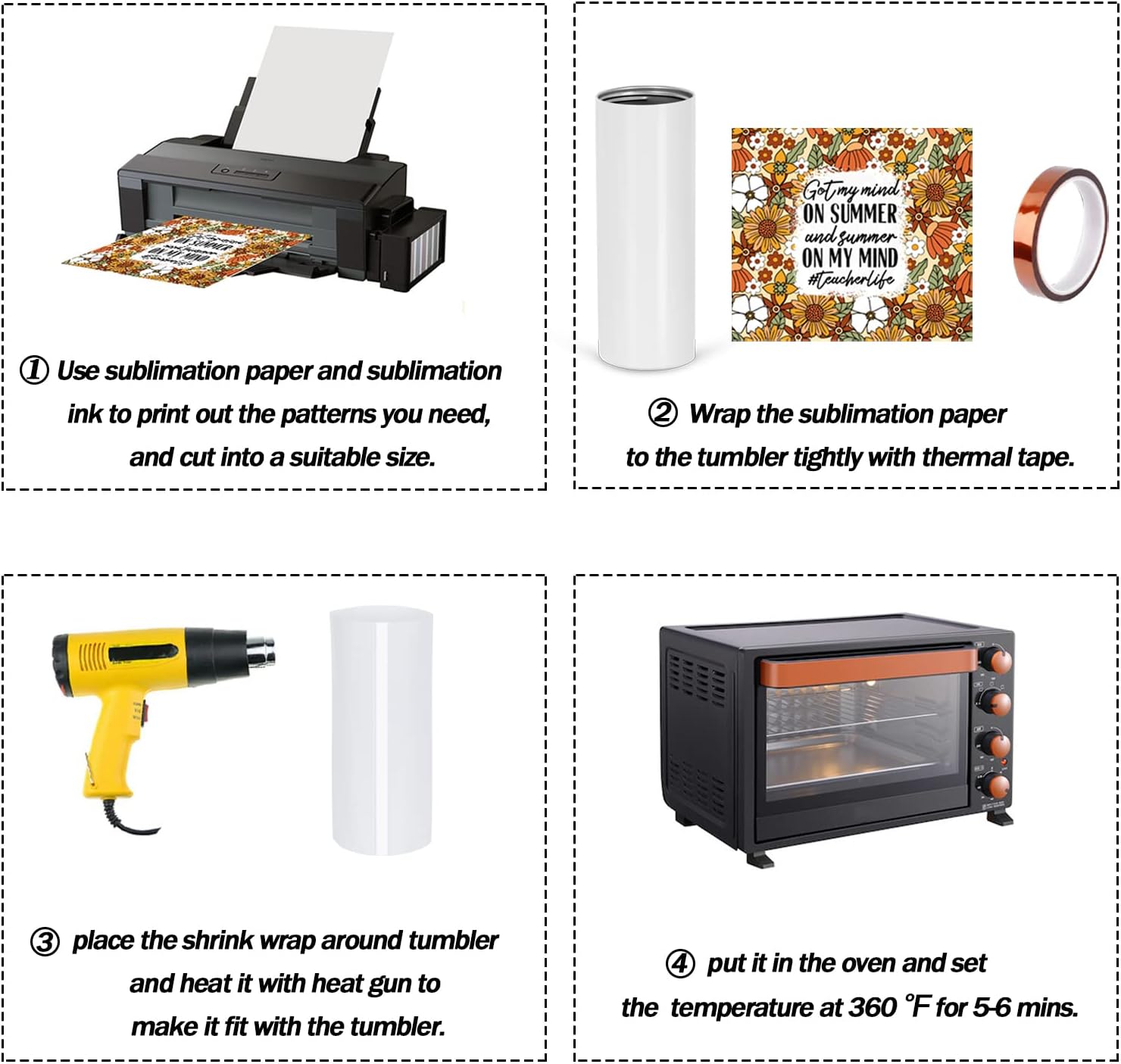 8 Pack Sublimation Tumblers Bulk, 20 OZ Skinny Straight Sublimation Sports Tumbler Blanks, Double Wall Stainless Steel Sublimation Water Bottle Bulk with Portable Handle, Individually - Image 4