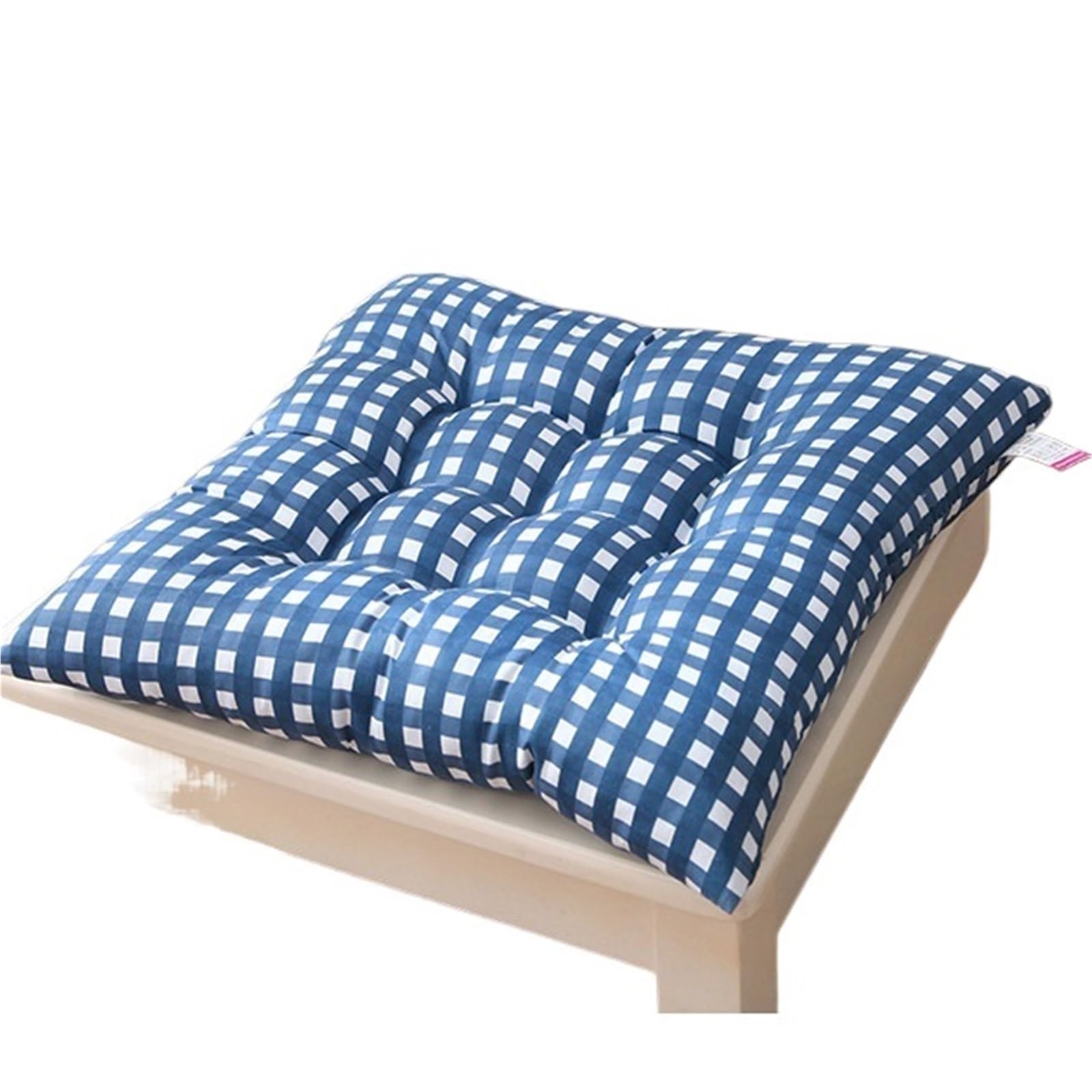 EnxJire Dining Chair Seat Cushions 40x40cm Dining Chair Printed Rice Thick Square Cushion Pads For Chairs(Color 3)