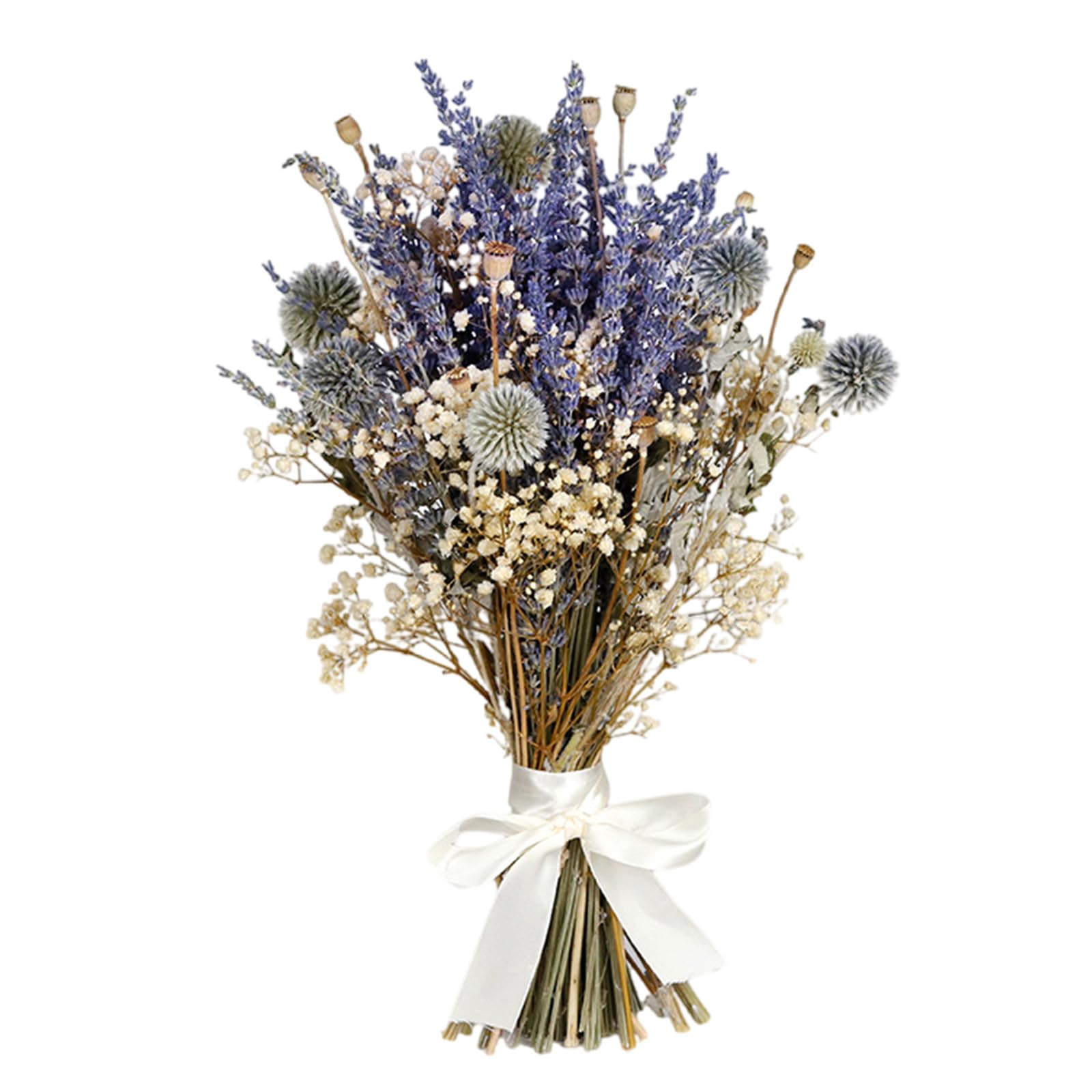 Meiliyizu Natural Dried Lavenders Flower Natural Dry Babies Breath for Home Decoration Wedding Bouquets Flower Arrangements Wedding Decoration