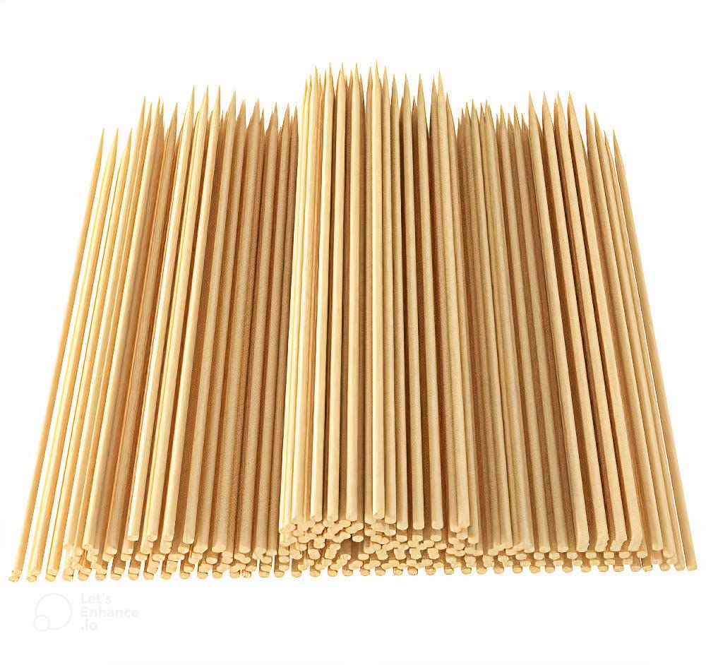 Elegant Casa Eco-Friendly and Durable Natural Bamboo Skewers Wooden Barbecue Sticks for BBQ Roast Kabab, Grill Chicken Tikka, Fruit Salad, (160 Sticks, 6 Inch) (B08PBVYJBJ) Amazon Price History, Amazon Price Tracker