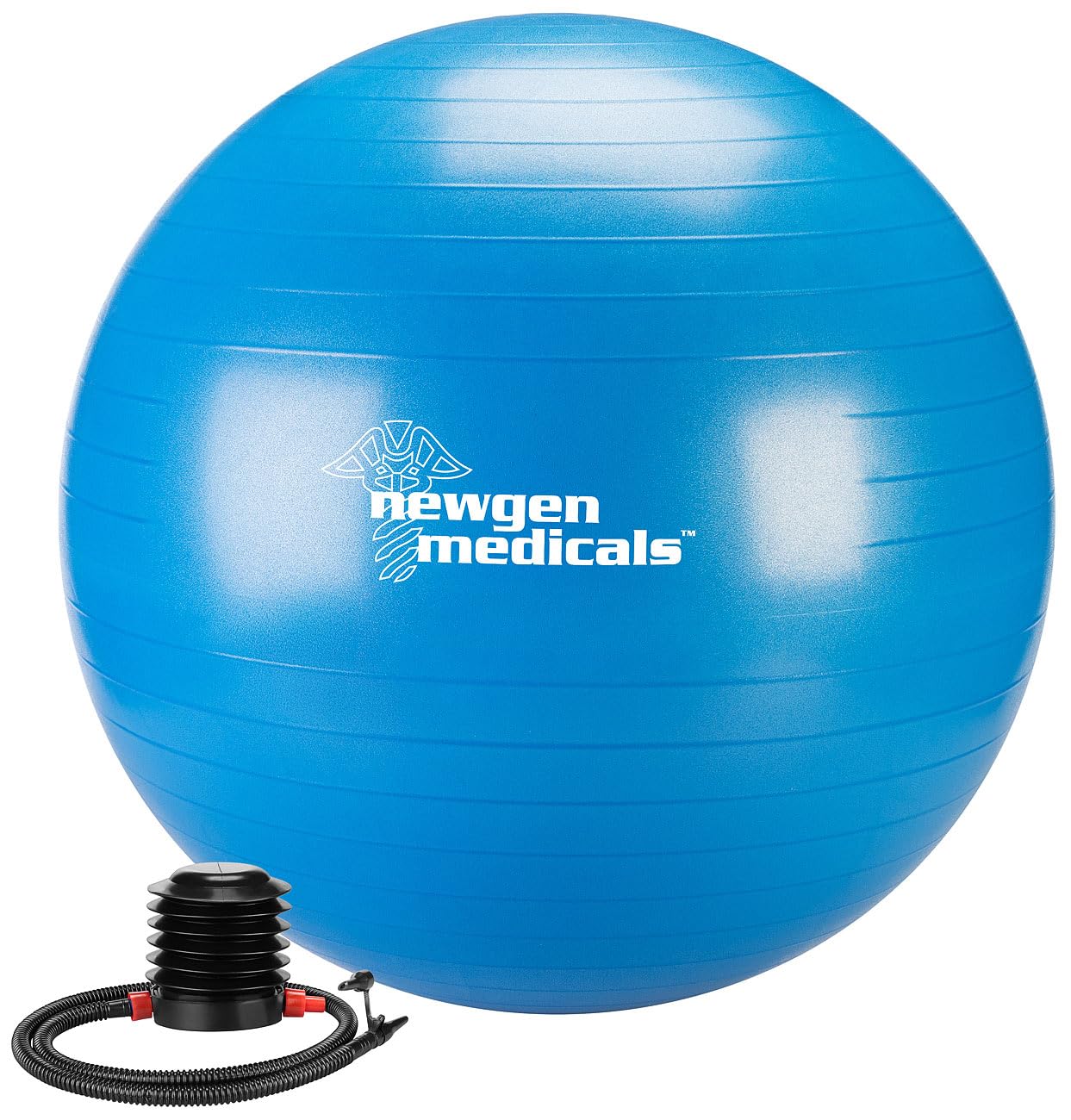 newgen medicals stabiler Gymnastikball: 4er-Set Sitz- und Gymnastikbälle, auch für Yoga, Anti-Platzen, Ø 75 cm (Übungsball, Workout Equipment, Stuhl)