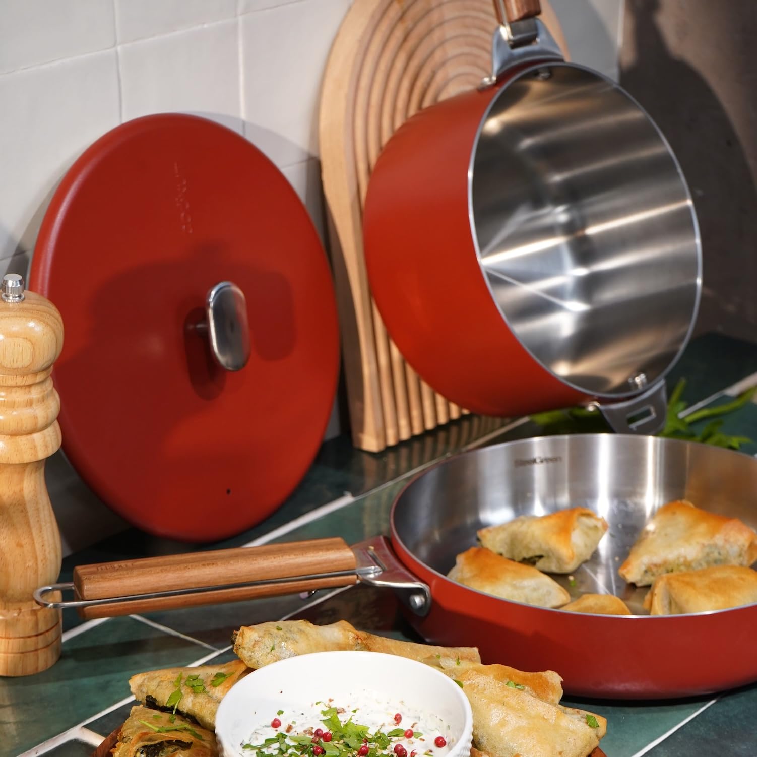 COOKUT LE MERVEILLEUX COUVERCLE INOX 28CM PASSION