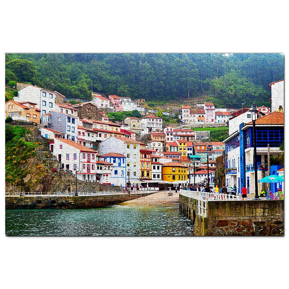 Spain Asturias Puzzle 2000 Piecesen Puzzle Adult Game Graphics Travel Souvenir 70x100CM