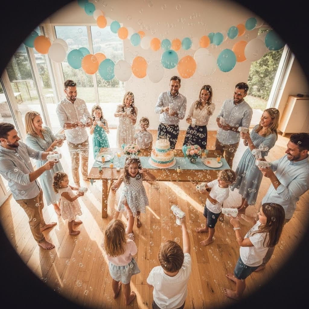Wedding Bubbles Machine Party Set