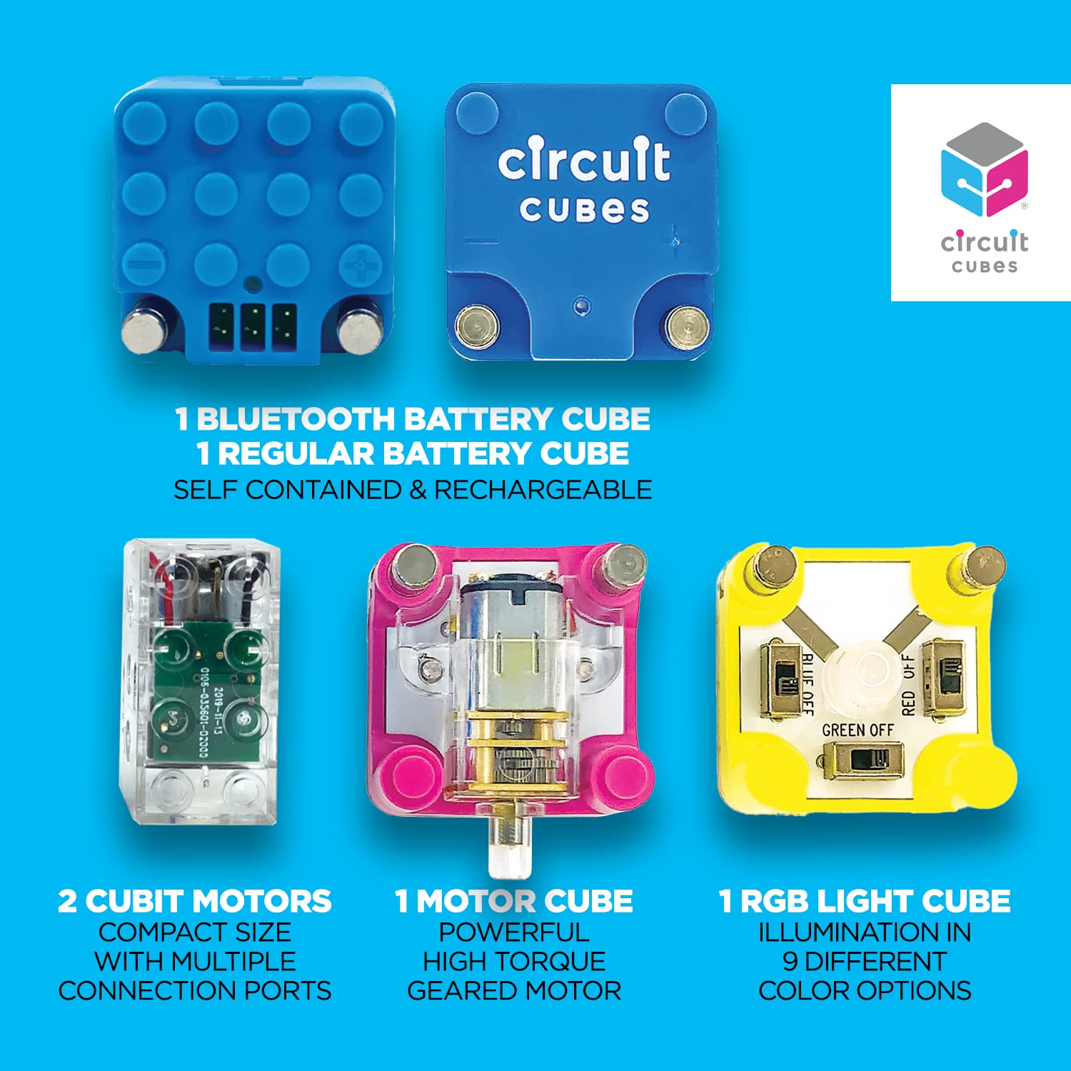 Buy Circuit Cubes Gears Go Garage Kit Remote Control Robotics Kit