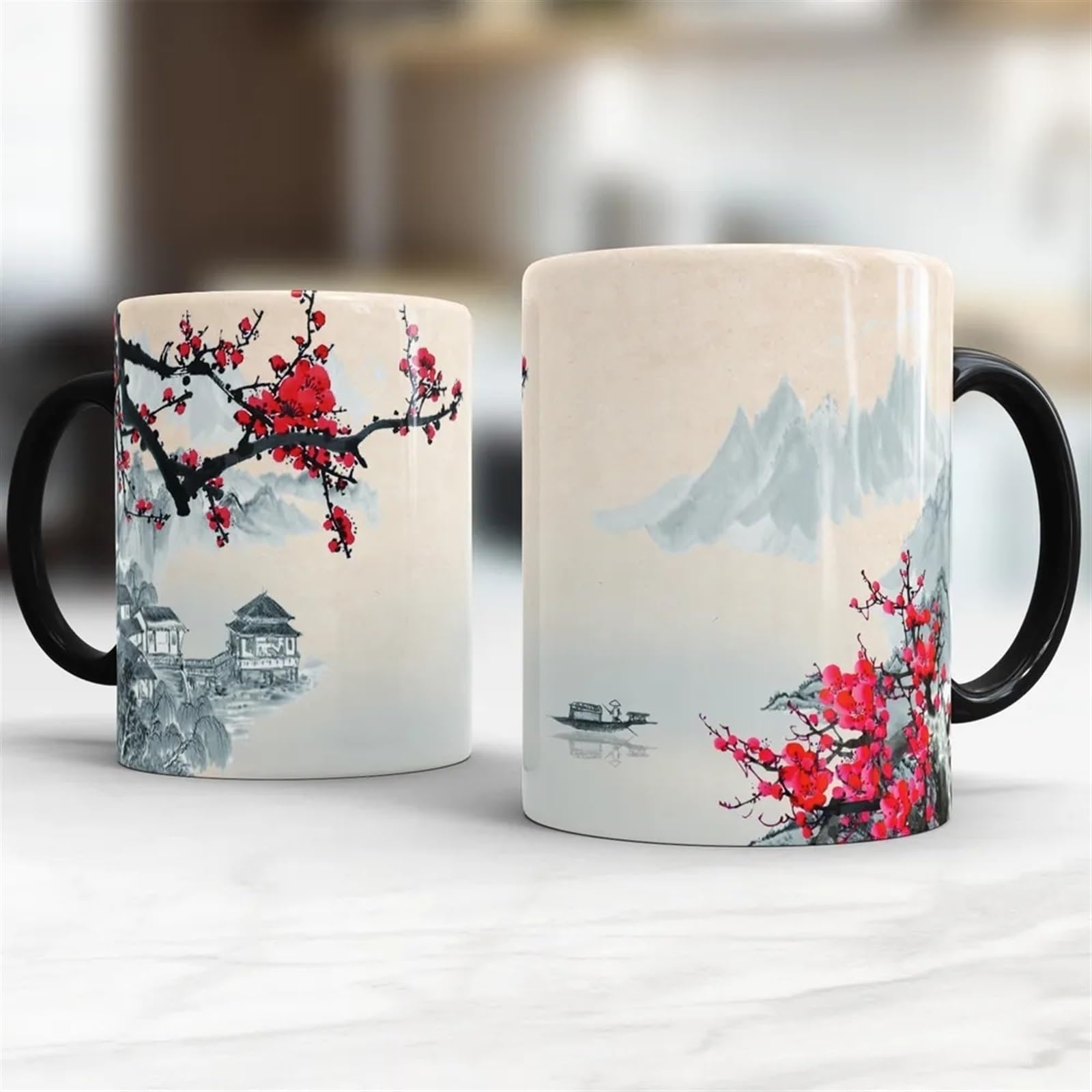 GRFIT Kaffeebecher Tasse, 330 ml, Keramik-Kaffeetasse, Büro-Teetasse, Zuhause, Milchtasse Kaffeetasse