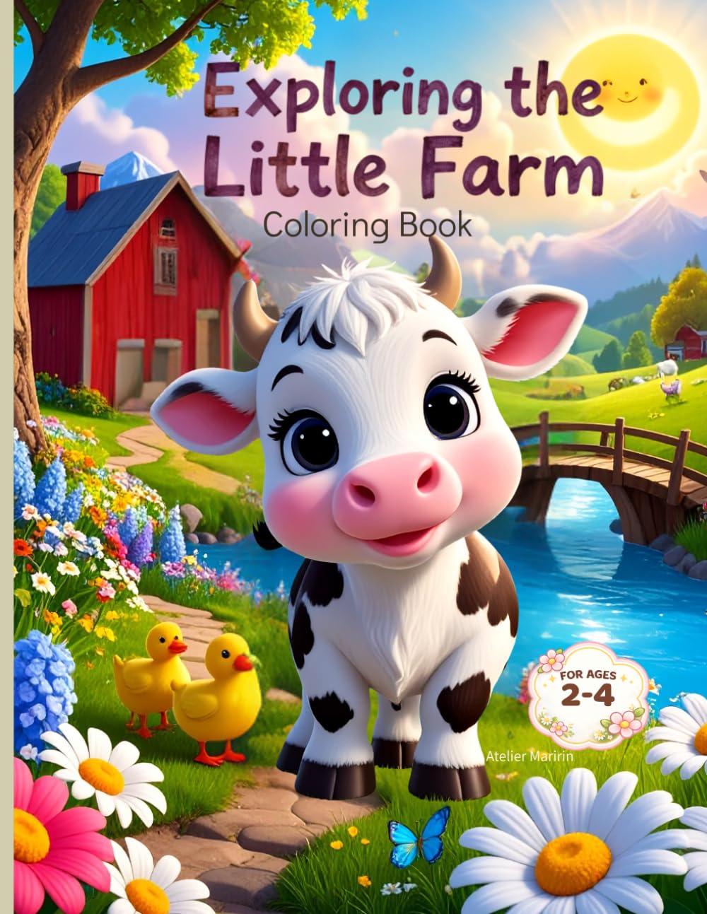 Exploring the little Farm: Coloring Book