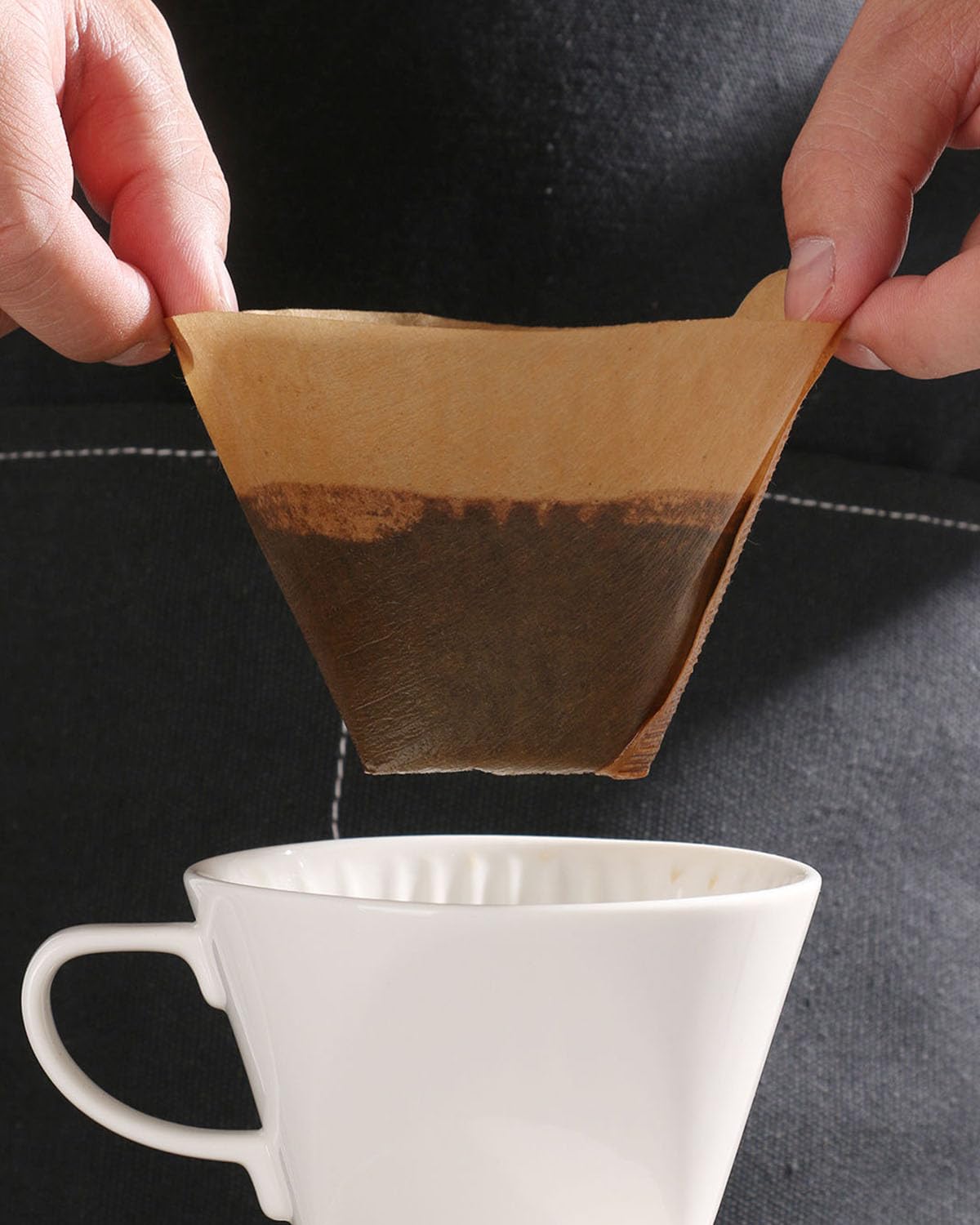 Kegel-Kaffeefilter #4, natürlicher, ungebleichter Kaffeefilter für 8–12 Tassen, passend für Einweg-Papierfilter für Ninja, Mr. Coffee, Hamilton Beach, Melitta, Pour Over und Tropfmaschinen