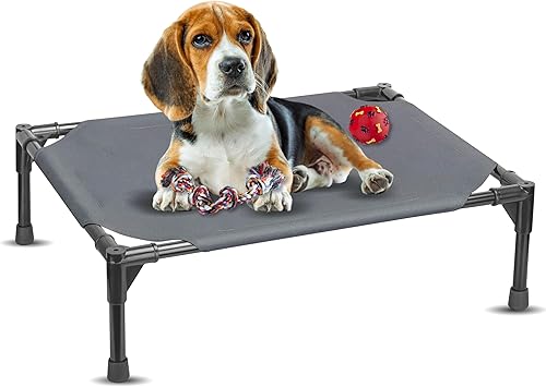 Miniatura 1 de Cama elevada para perros, cama elevada para perros, cama para perros pequeños, medianos y grandes, cama refrescante para perros y mascotas, cama
