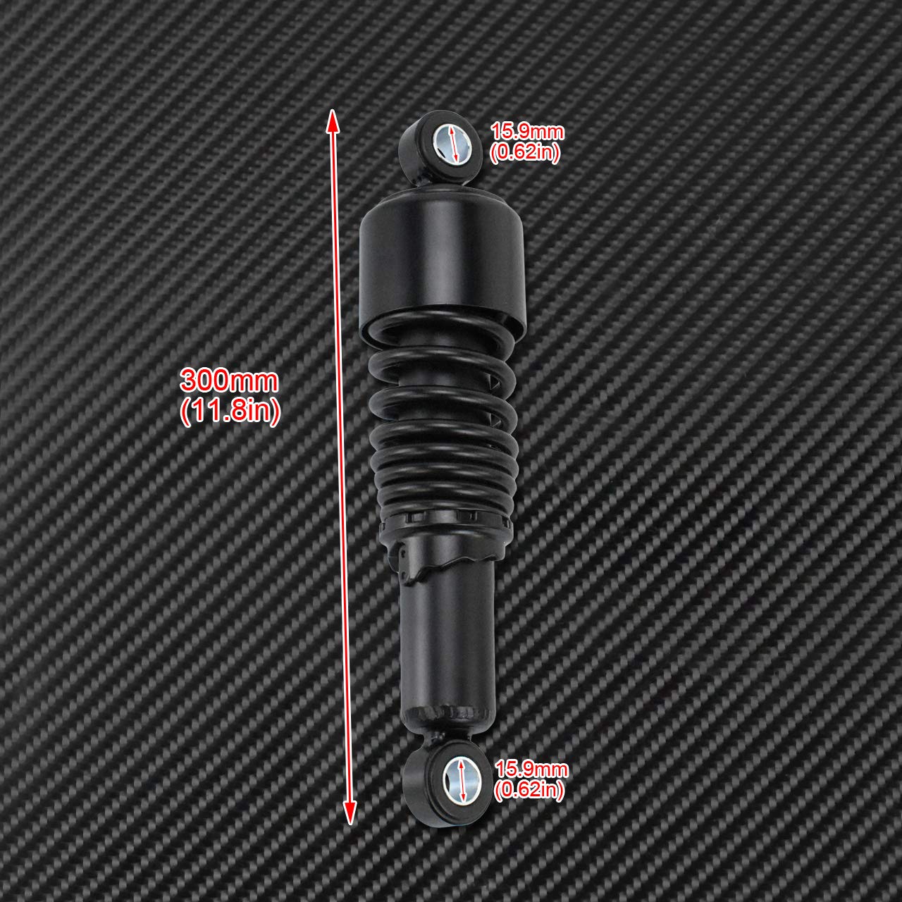 Amazon | HDBUBALUS 汎用 267mm リア ショック アブソーバー