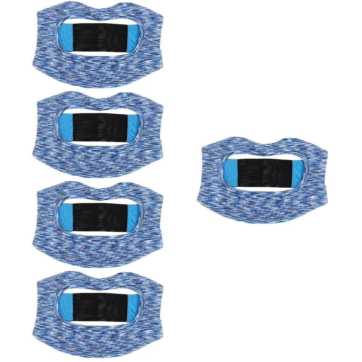 Mikikit 5pezzi Vr Eye Mask Cover Traspirante e Assorbente Per Headset Vr Imbottitura Design Leggero Facile Da Indossare Adatta Per La Maggior Parte Delle Taglie Di Testa