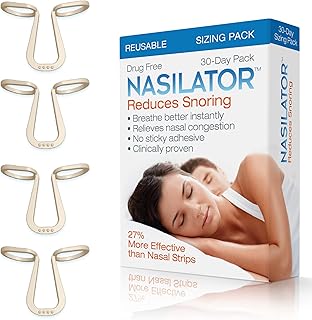 Sponsored Ad - Nasilator Nasal Dilator – Anti-Snoring Aid Solution – Soft & Flexible Device – Improves Breathing & Sleepin...