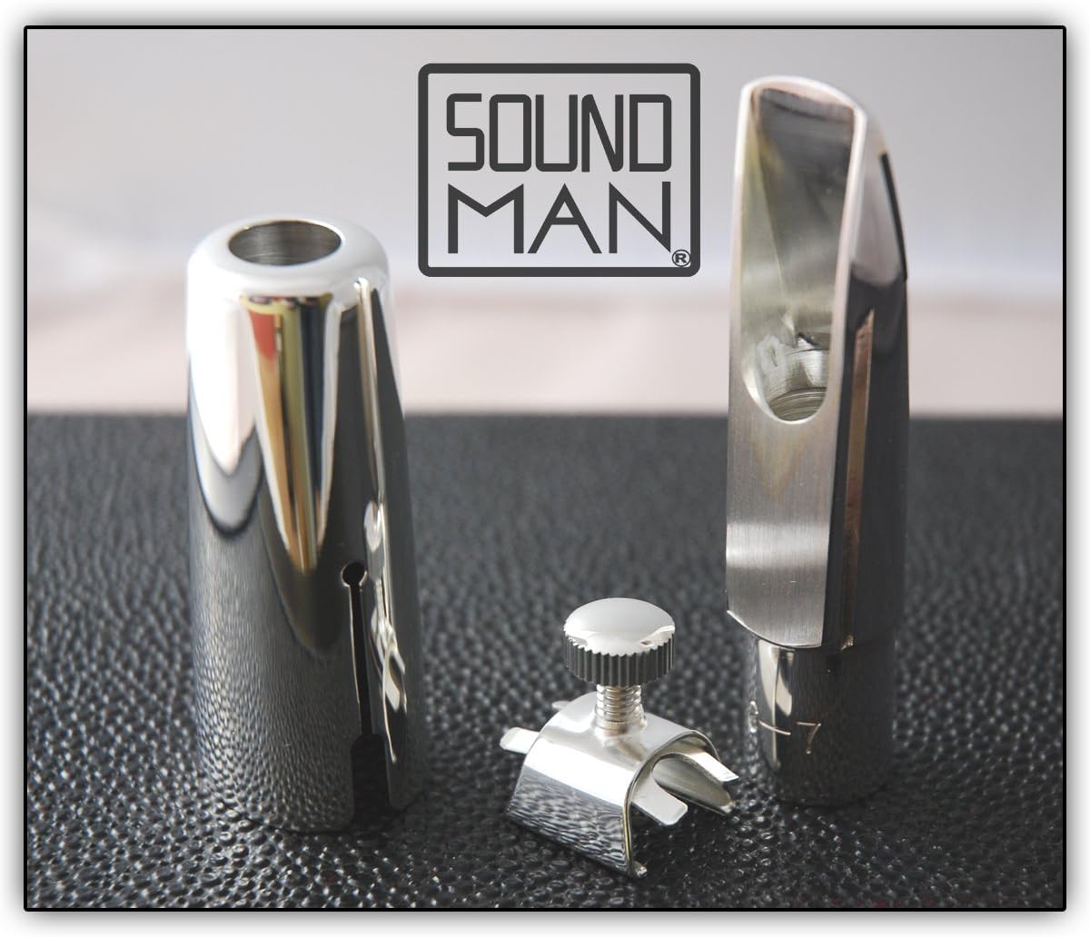 Soundman® Metal Mouthpiece for Alto Saxophone (Tip Opening 8 (2.25 mm))