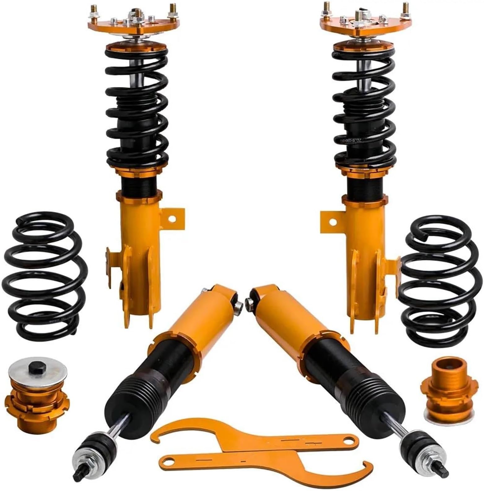 Shock Absorber Coilovers Shocks Struts Suspension Kit For Scion TC 2011-2016 Adj Height Air Suspension Compressor Pump
