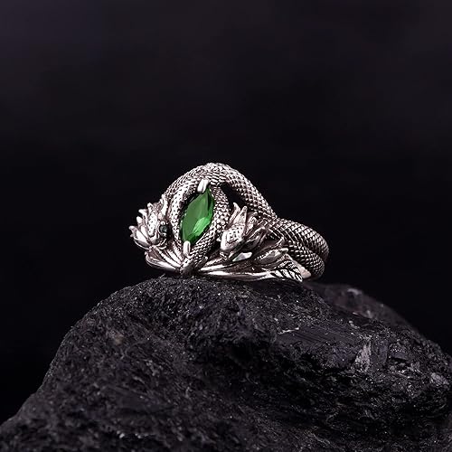 Miniatura 2 de Aragorn Ring, Ring Of Barahir, King Elessar Ring Sterling Silver, Aragorn King of Gondor, Aragorn Lord Of The Rings, Unique Gift for Lotr lovers