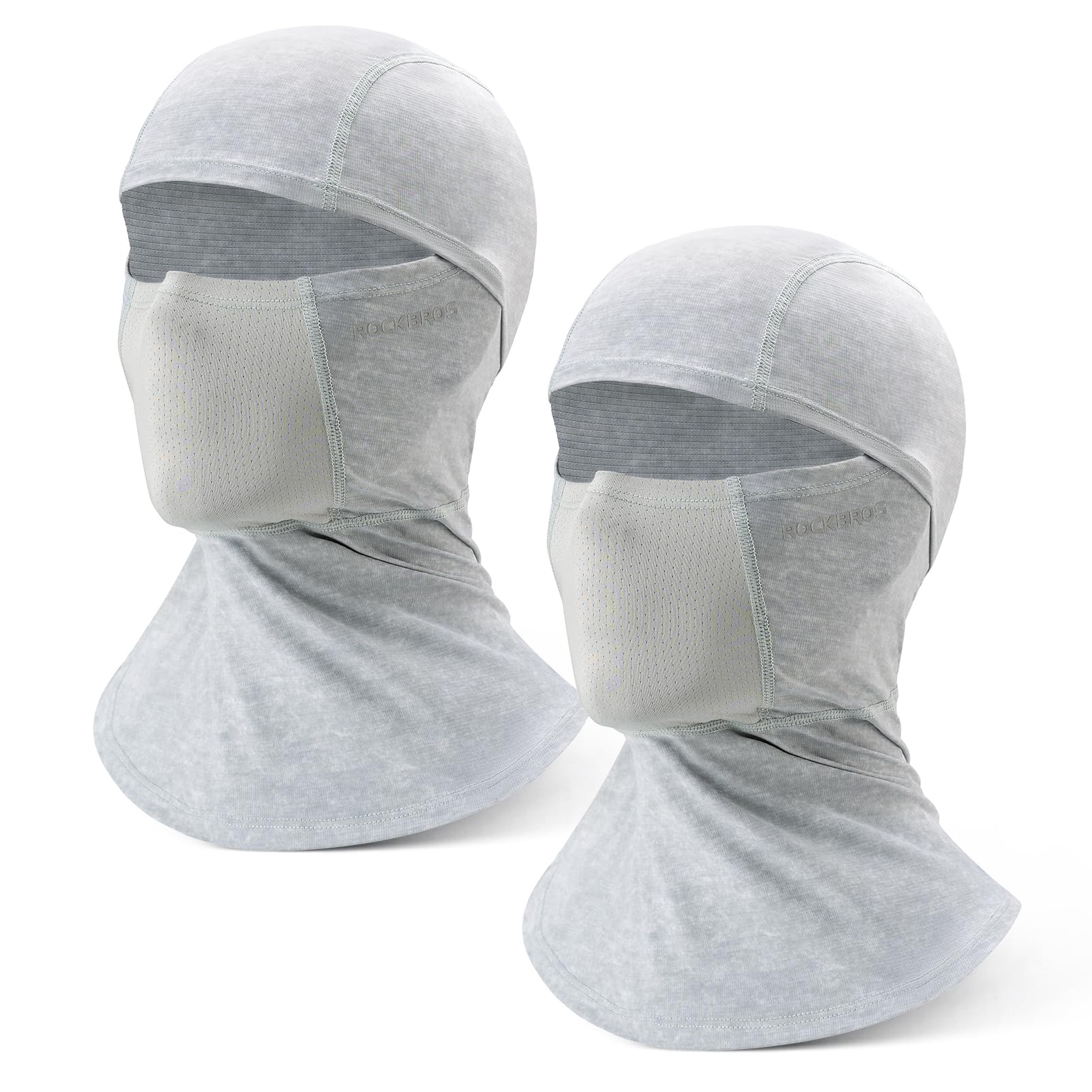 ROCKBROS Summer Cooling Balaclava Face Mask for Men Women Breathable Wicking Sun UV Protection Ski Mask