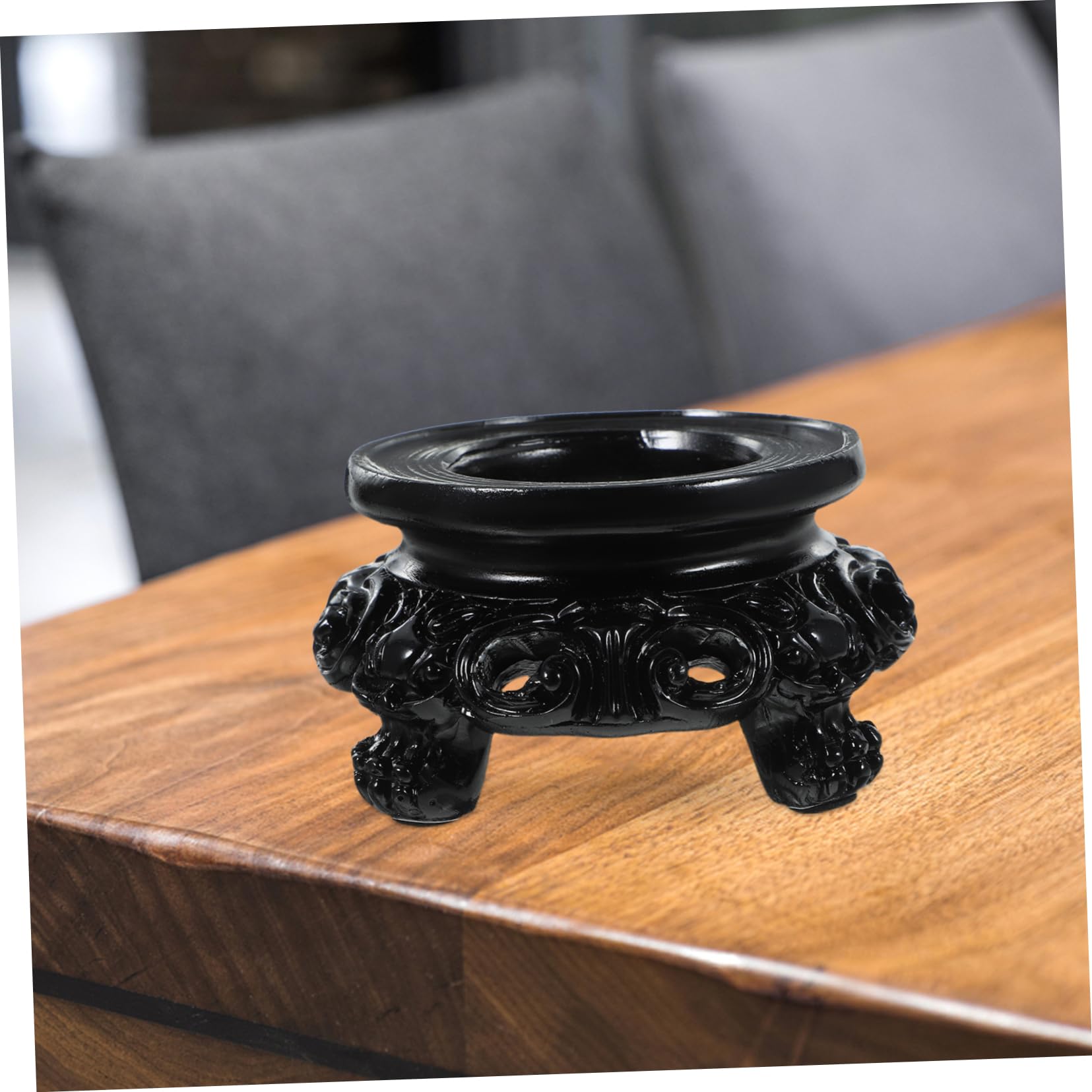 TOPBATHY Soporte De Exhibición De Bolas De Cristal Base De Resina Hueca Decoración De Escritorio y Hogar Para Sala De Estar Jardín y Dormitorio